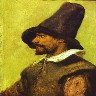 Adriaen Brouwer. Portrait of a Man with a Pointed Hat. Oil on panel. 19.5 x 12 cm. Museum Boymans-van Beuningen, Rotterdam, Netherlands..jpg (22804 bytes)